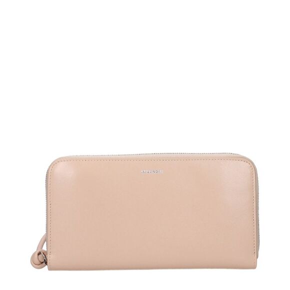 Jil Sander Pink Leather Women's Wallets - Picture 1 of 3